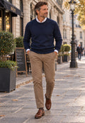 Pantalones tipo chinos Sport Bahía semi/slim tostado