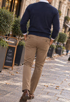 Pantalones tipo chinos Sport Bahía semi/slim tostado