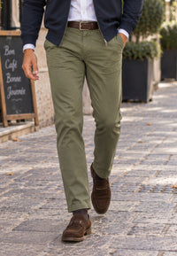 Pantalones tipo chinos Sport Bahía semi/slim tostado