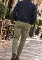 Pantalones tipo chinos Sport Bahía semi/slim tostado