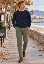 Pantalones tipo chinos Sport Bahía semi/slim tostado