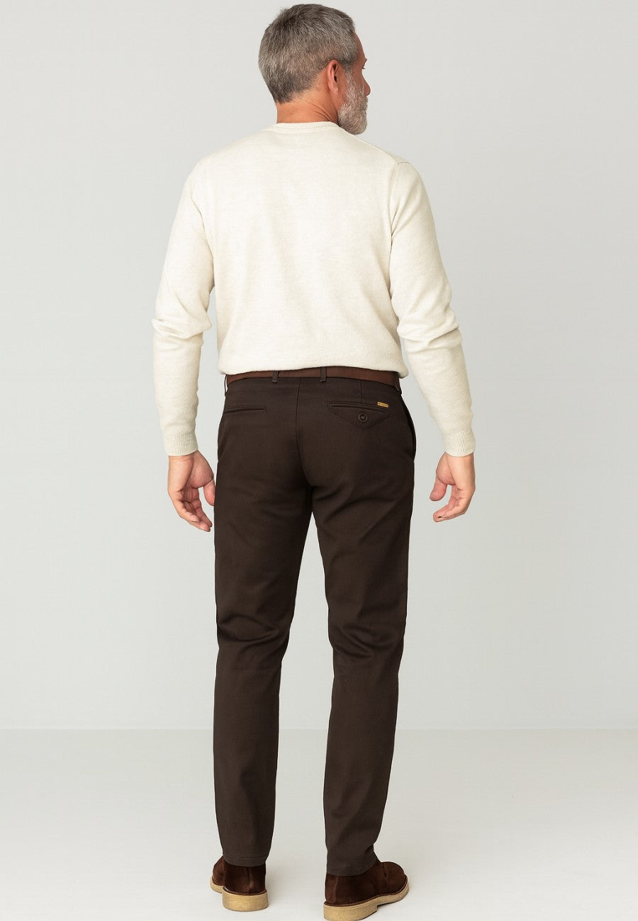 Pantalón Chino para hombre de Algodón elastico Guadiana de T'estimu Moda