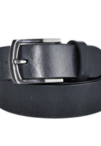 Cinturón de cuero vacuno de color negro