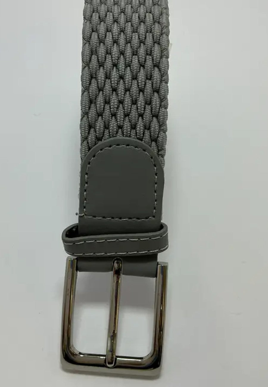 Cinturón elástico gris medio