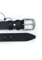 Cinturon de piel para hombre fabricado en Italia, con caja para regalar