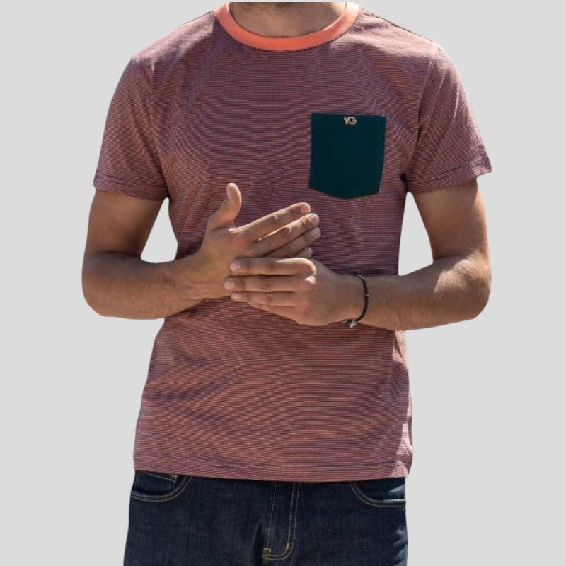 Camiseta Coral de algodón orgánico en testimu.com de T'esimu Moda