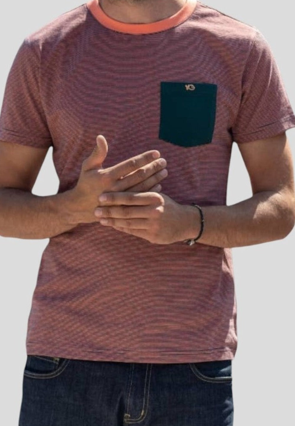 Camiseta Coral de algodón orgánico en testimu.com de T'esimu Moda