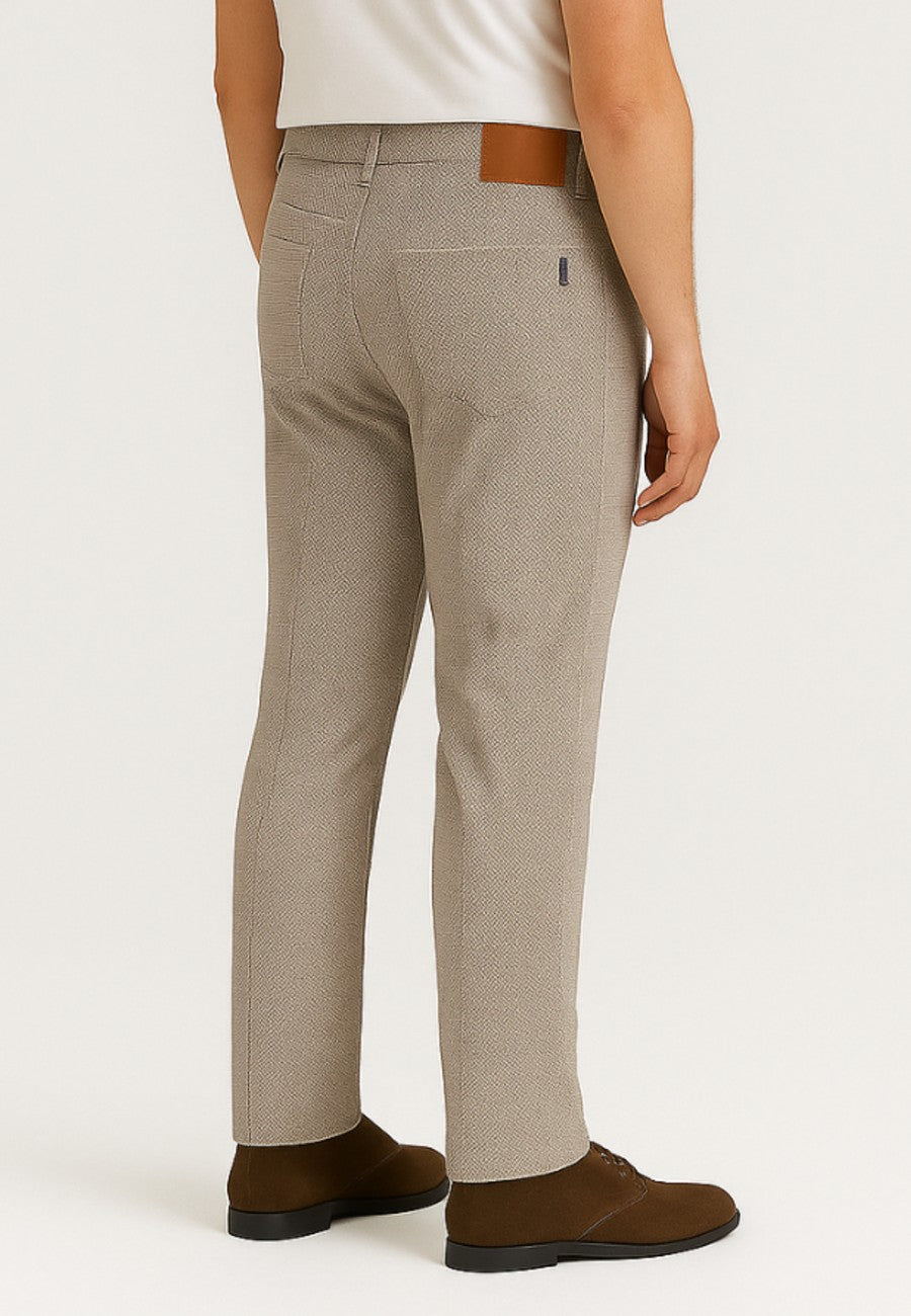 Pantalon de verano tipo Jeans en tejido estructurado - CHICAGO