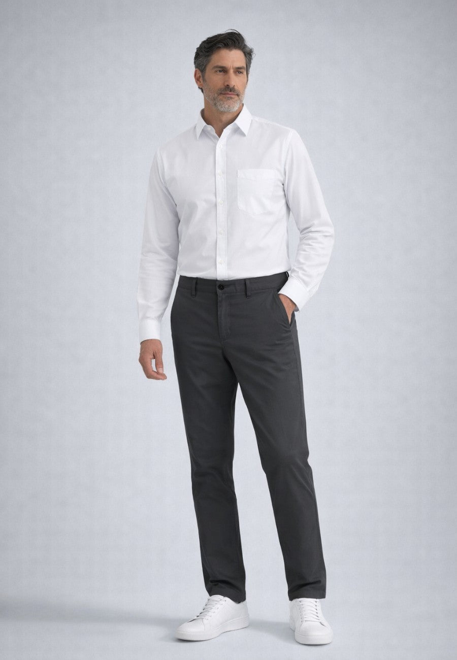 Pantalón chino gris oscuro de verano Sport Sena - Talla 40 a la 60