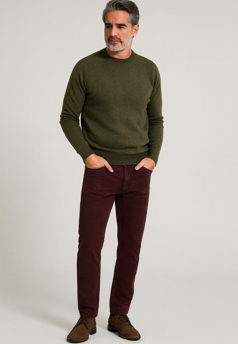 Tejano Elastico Color Granate en testimu.com de T'estimu Moda