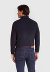 Jersey de Media cremallera en color azul marino