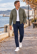 Pantalón jogger de invierno en loneta color azul marino