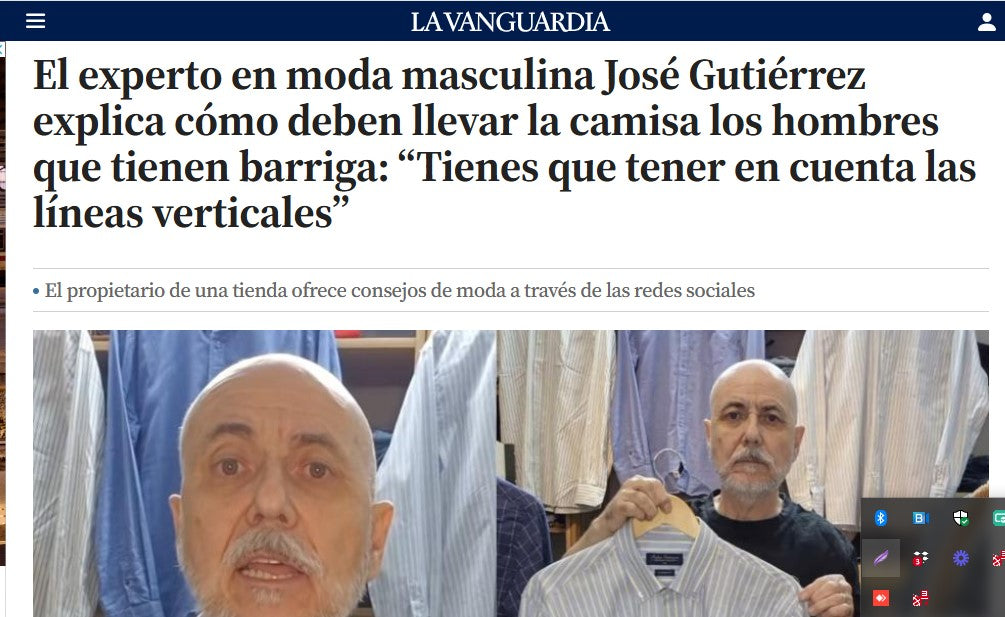 Artículo de La Vanguardia de los consejos de T'estimu Moda