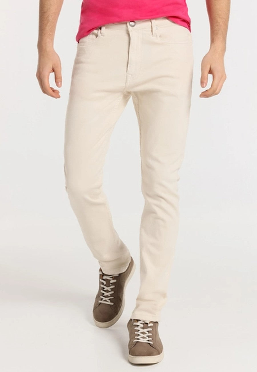 LOIS Men s Slim Jeans Pants Beige Testimu Moda