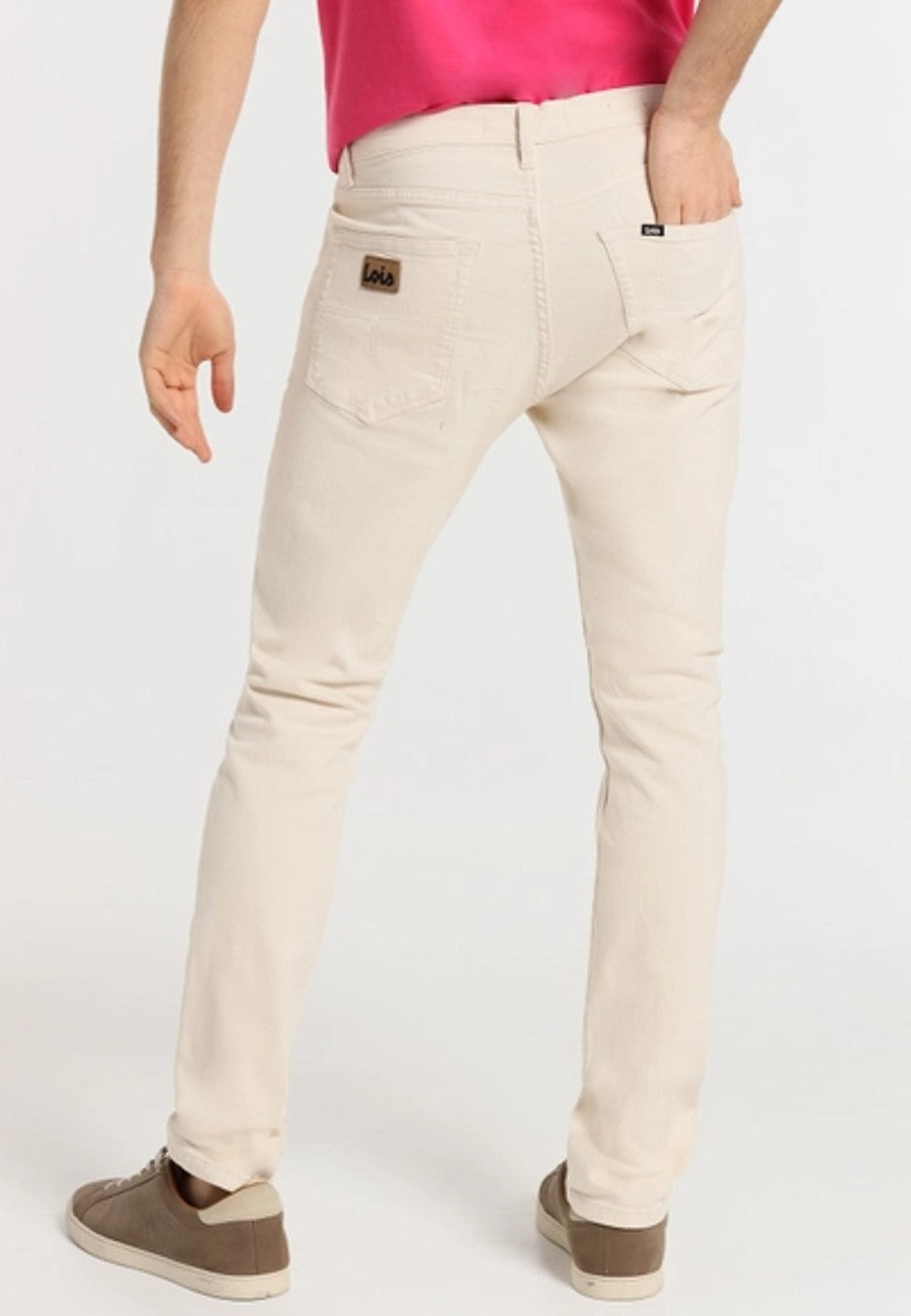 Pantalón LOIS tipo Jeans Slim de hombre - Beige