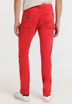 Pantalón LOIS tipo Jeans Slim de hombre - Rojo