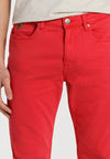 Pantalón LOIS tipo Jeans Slim de hombre - Rojo