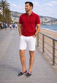 Nauticos de piel azul marino y rojo de hombre tallas de la 40 a la 47