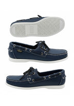 Nauticos de piel suave azules de hombre tallas de la 40 a la 47