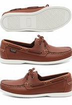 Nauticos de piel marrón de hombre tallas de la 40 a la 47