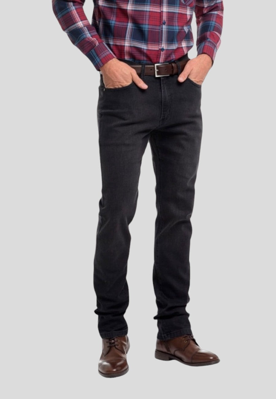 Pantalones Tejano Elástico Negro en testimu.com de T'estimu Moda