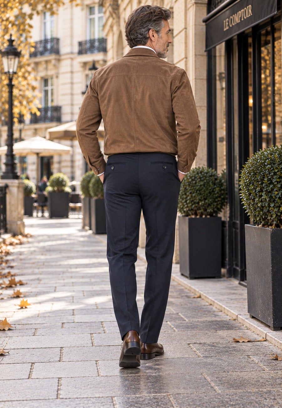 Pantalon de vestir de invierno Pirineo | Azul Marino