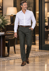 Pantalon de vestir de invierno Pirineo | Verde