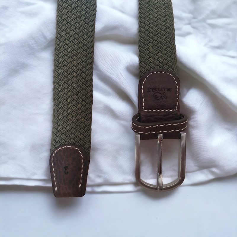 Cinturón Elástico Verde Militar en testimu.com de T'estimu Moda