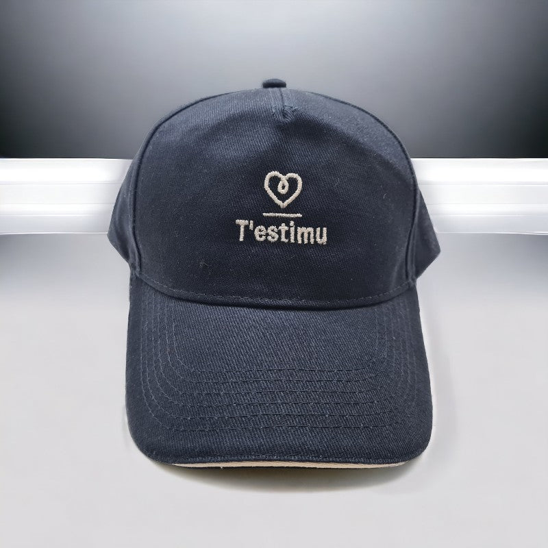 Gorra T'estimu Azul de algodón 100x100 en testimu.com de T'estimu moda