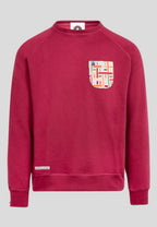Sudadera con bolsillo Burdeos en testimu.com de T'estimu Moda