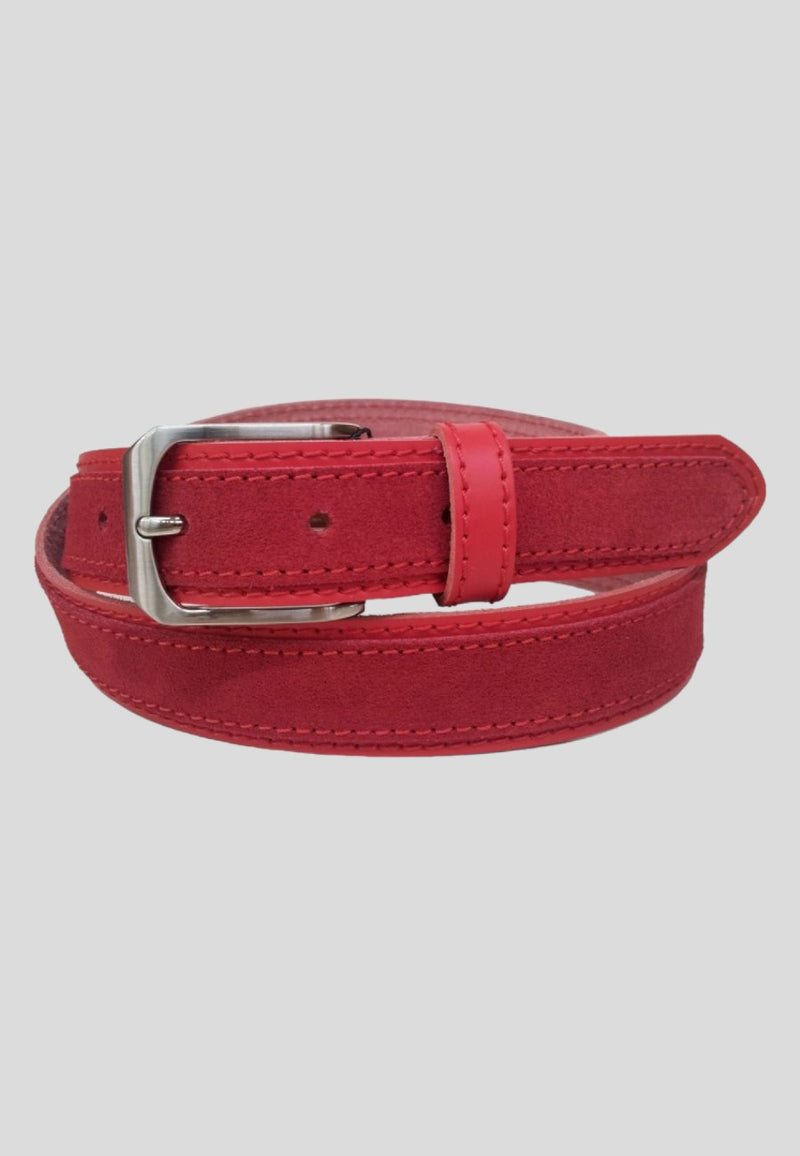 Cinturón de piel roja para hombre en testimu.com de T'estimu Moda