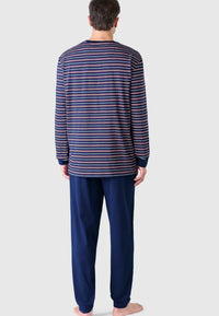 Pijama de hombre de rayas varias en tallas de la M a la XXL