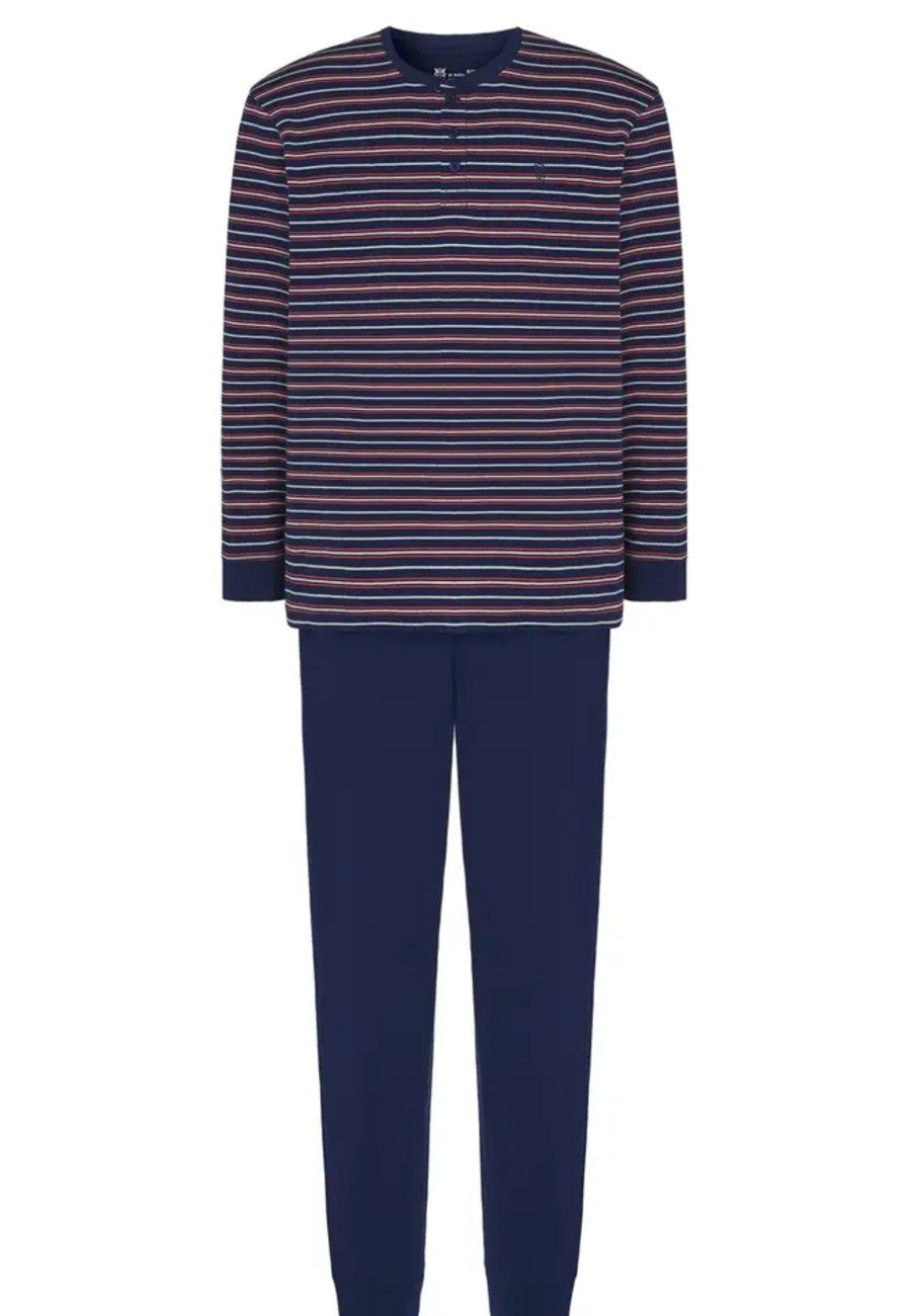 Pijama de hombre de rayas varias en tallas de la M a la XXL