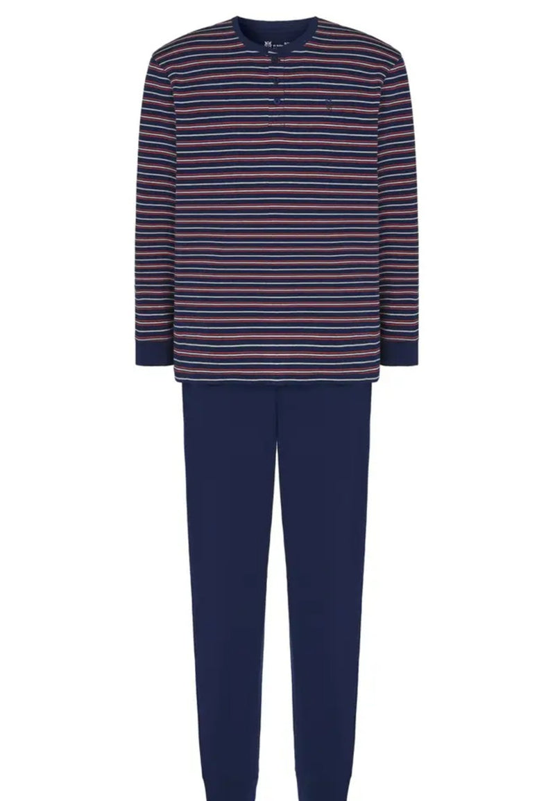 Pijama de hombre de rayas varias en tallas de la M a la XXL