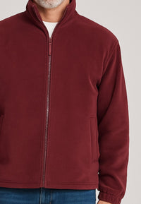 Chaqueta Forro Polar de hombre en color Borgoña