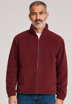 Chaqueta Forro Polar de hombre en color Borgoña