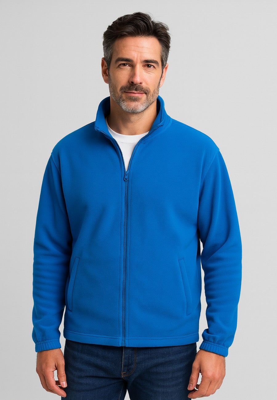 Chaqueta Forro Polar de hombre en color Azul Agua