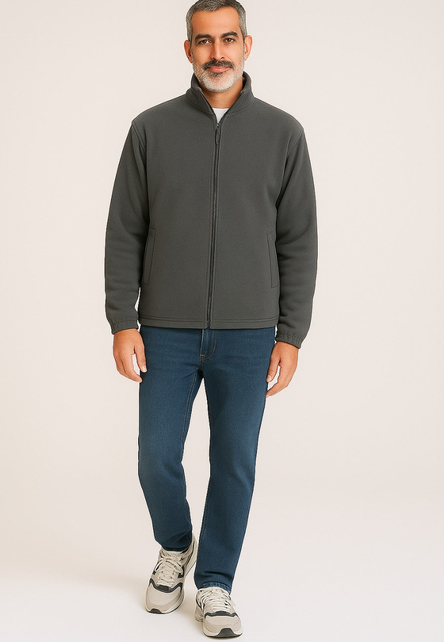 Chaqueta Forro Polar de hombre en color Grafito