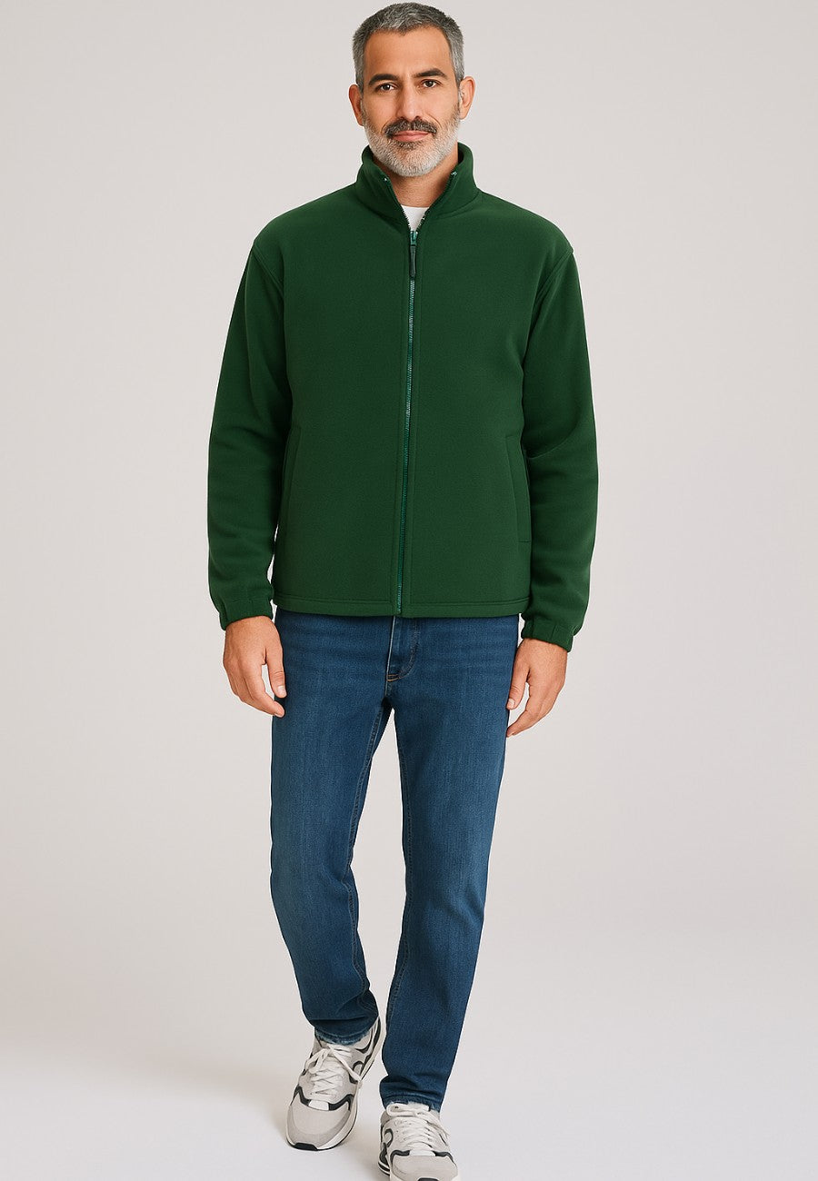 Chaqueta Forro Polar de hombre en color Verde Bosque