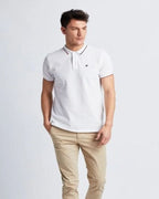 Polo de hombre Blanco Gos en testimu.com de T'estimu Moda