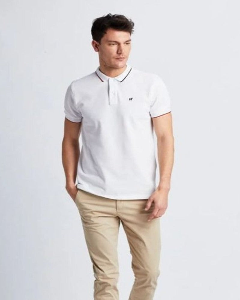 Polo de hombre Blanco Gos en testimu.com de T'estimu Moda