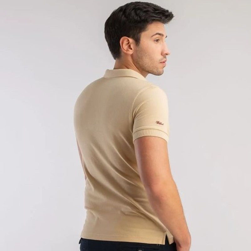 Polo beige hombre hotsell