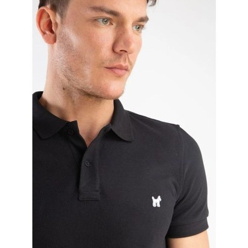 Polo de hombre de color negro en testimu.com