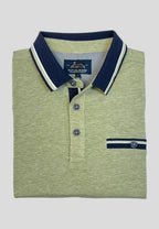 Polo piqué de hombre regular en color verde en testimu.com de T'estimu Moda