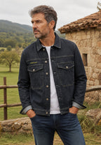 Chaqueta Sobre camisa vaquera negra