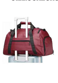 Bolsa de viaje para cabina de avión en dos colores, negro y gris