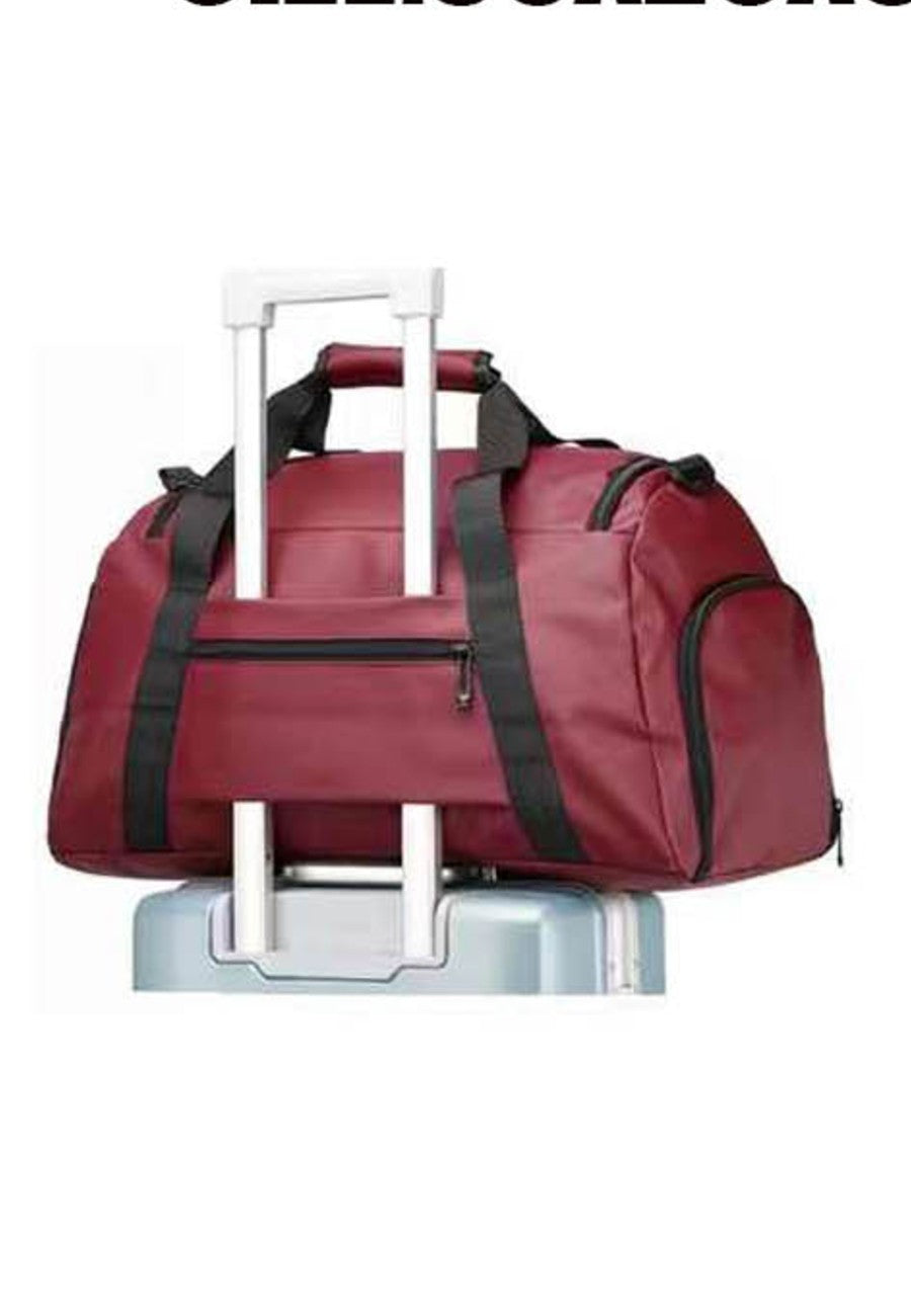 Bolsa de viaje para cabina de avión en dos colores, negro y gris