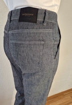 Pantalón diseño tejano con bolsillo francés de lino - LINUX