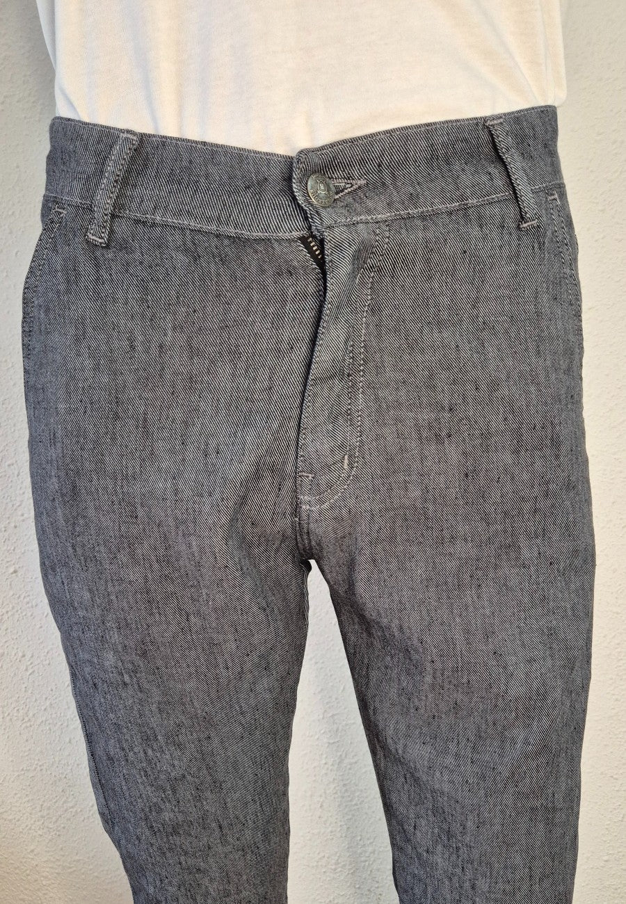 Pantalón diseño tejano con bolsillo francés de lino - LINUX