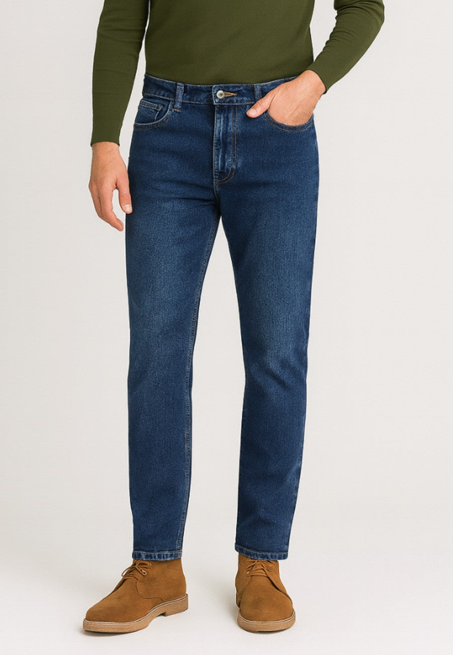 Pantalones tejanos de tiro alto y elastico T'ESTIMU 120